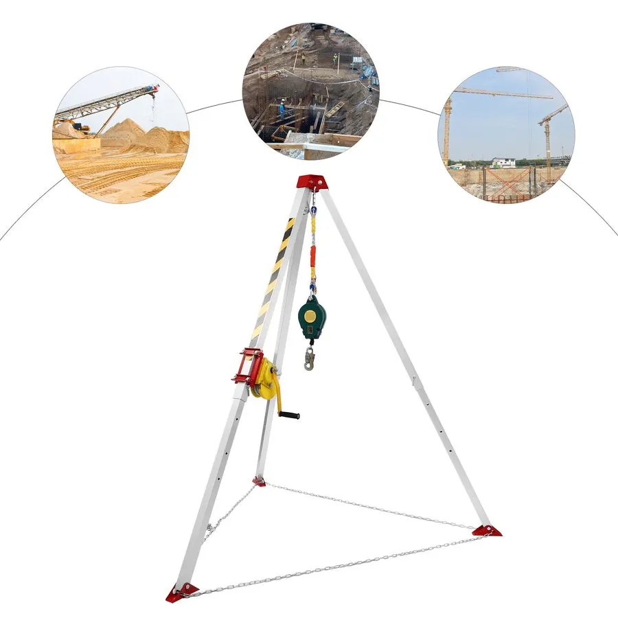 Оборудование видеонаблюдения Confined Space Tripod Kit 1200lbs Portable Rescue T