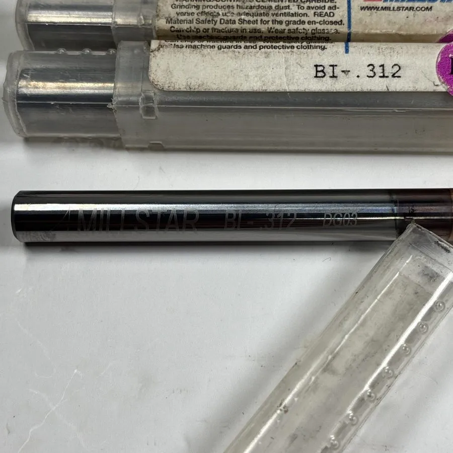 Режущий инструмент Millstar Endmill BI-.312 HSN 5/16” 2FL Carbide Hi-Feed Ball N