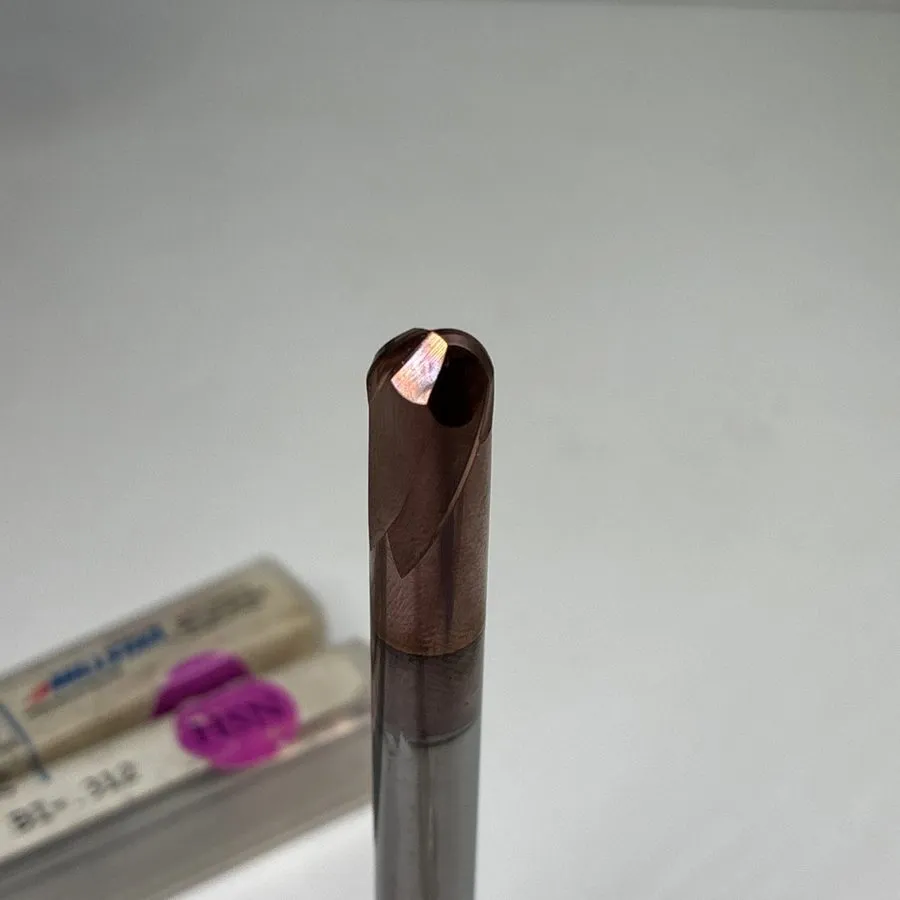 Режущий инструмент Millstar Endmill BI-.312 HSN 5/16” 2FL Carbide Hi-Feed Ball N — фото лота 2