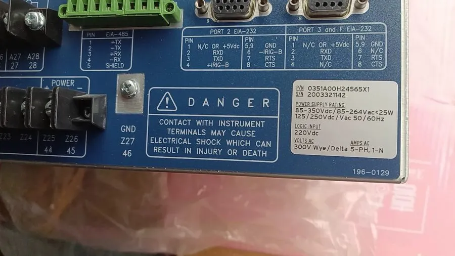 Реле защиты SHIP FedEx SEL-351A Relay Protection Device 0351AOOH24565X1