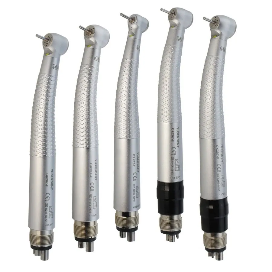 Стоматологический наконечник COXO Dental Handpiece 4 Hole LED E Generator CX207- — фото лота 2