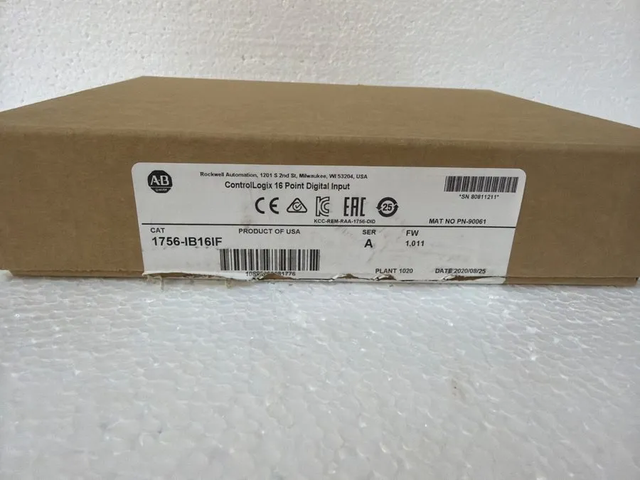 Модуль ввода-вывода Allen-Bradley 1756-IB16IF SER A ControlLogix 16 Point Digita