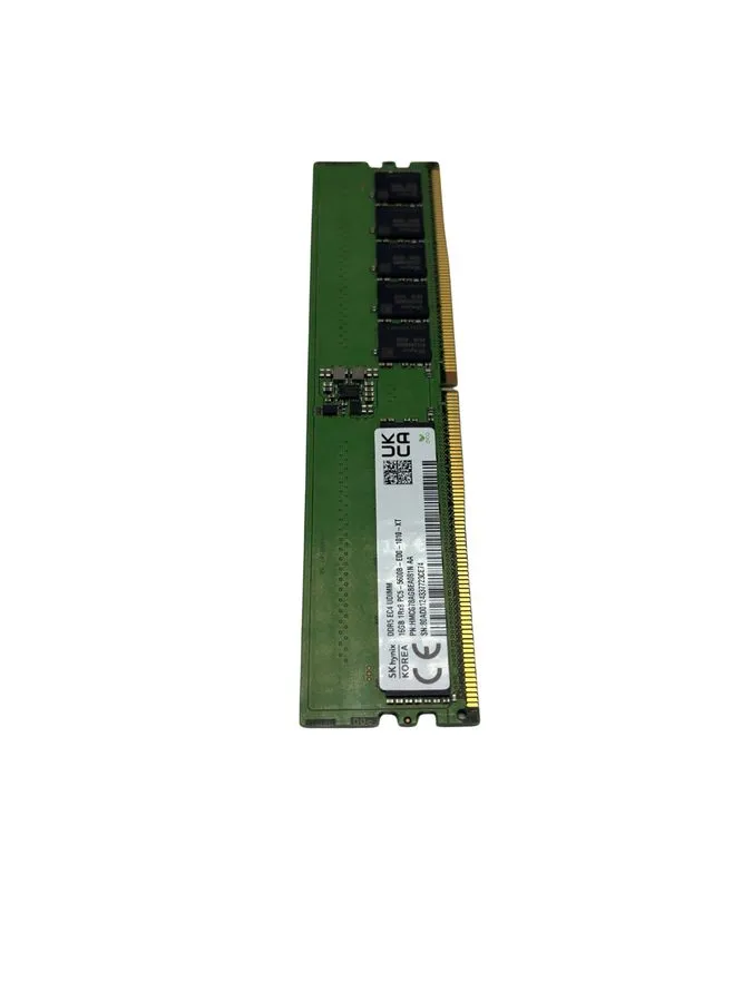 Модуль памяти Hynix HMCG78AGBEA081N 16GB PC5 5600B-E DDR5 44800E 1Rx8 UDIMM — фото лота 1