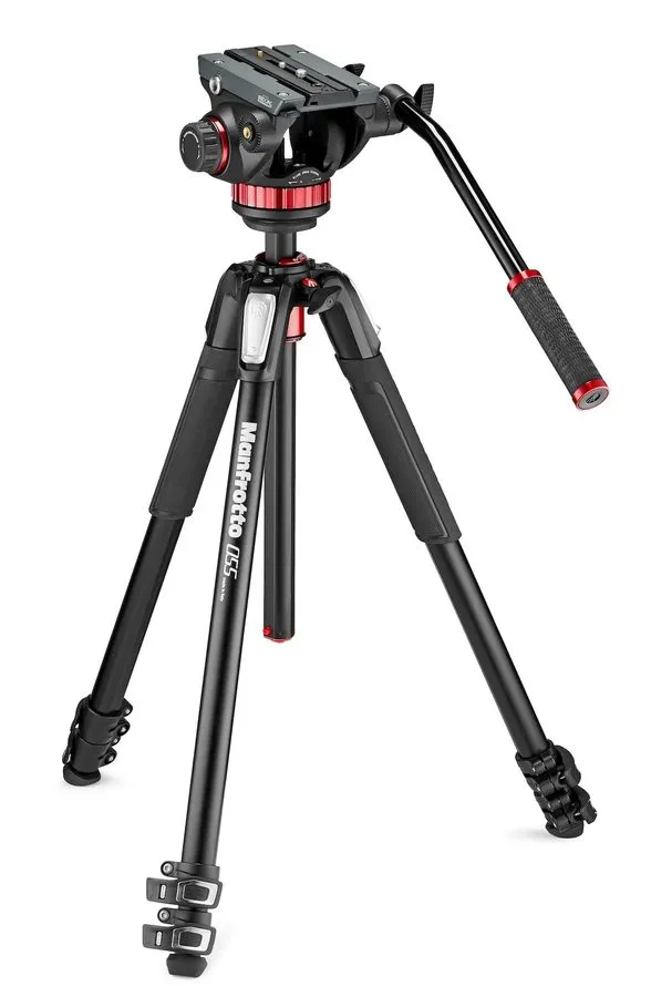 Оборудование видеонаблюдения Manfrotto MVH502AH Fluid Video Head with MT055XPRO3
