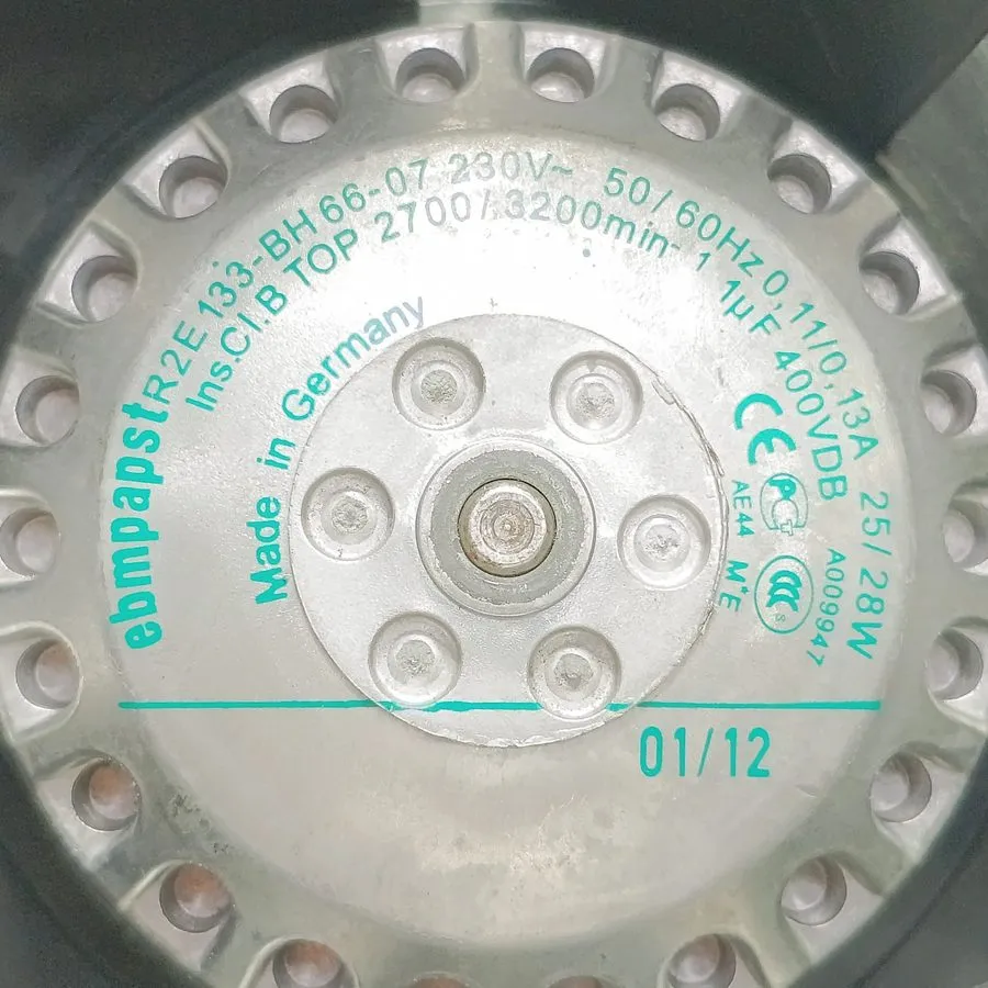 Вентилятор EBM-PAPST R2E133-BH66-07 AC Centrifugal Fan 230V 28W Blower Industria