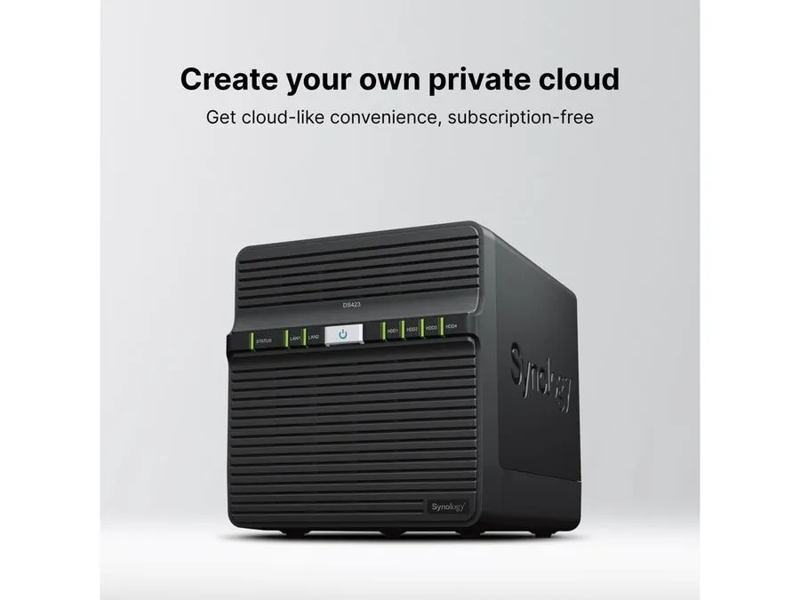 Сетевое хранилище Synology 4-bay DiskStation DS423 (Diskless)
