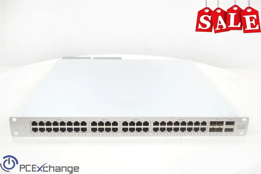 Коммутатор Cisco Meraki MS355-48X-HW 48-Port Managed PoE Switch 10GbE 40GbE
