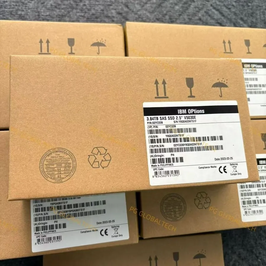 SSD-накопитель IBM 3.84TB SAS 02YC039 02PX542 2072-AL81 12Gb RI Storwize V5030E