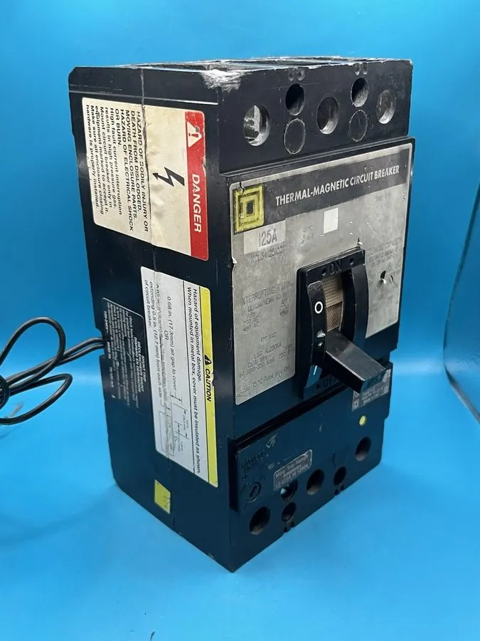 Автоматический выключатель SQUARE D KCL34125 3 pole 125 amp 65kA@480v Feed Thru