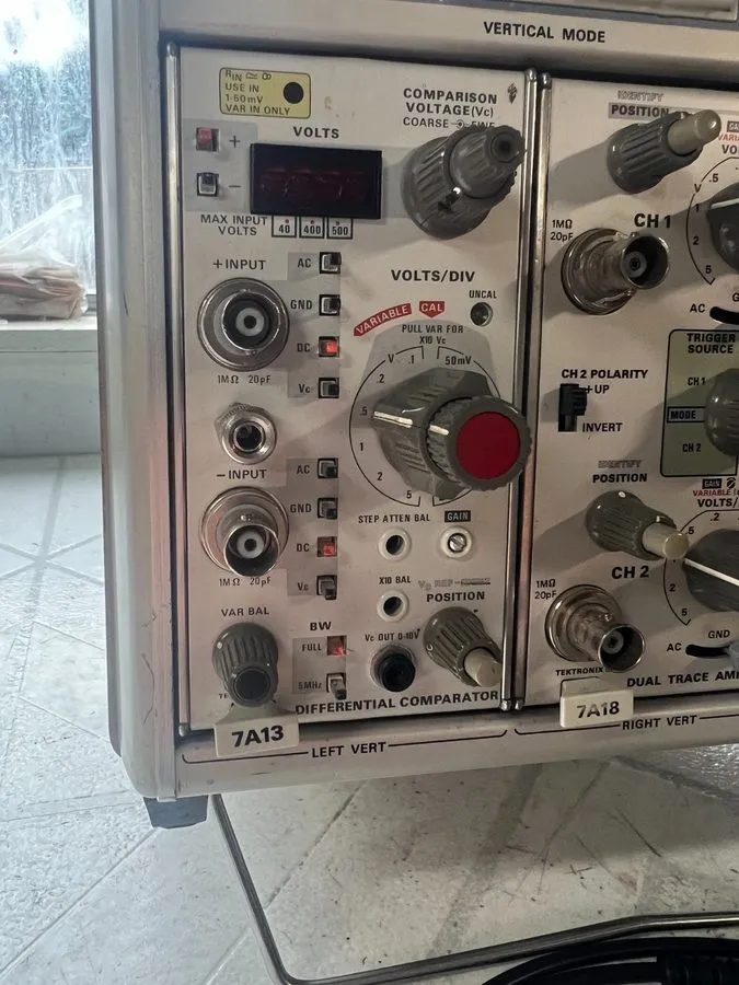 Осциллограф Tektronix 7A19 600MHz Vertical Amplifier Plug-In 7000 Series Oscillo