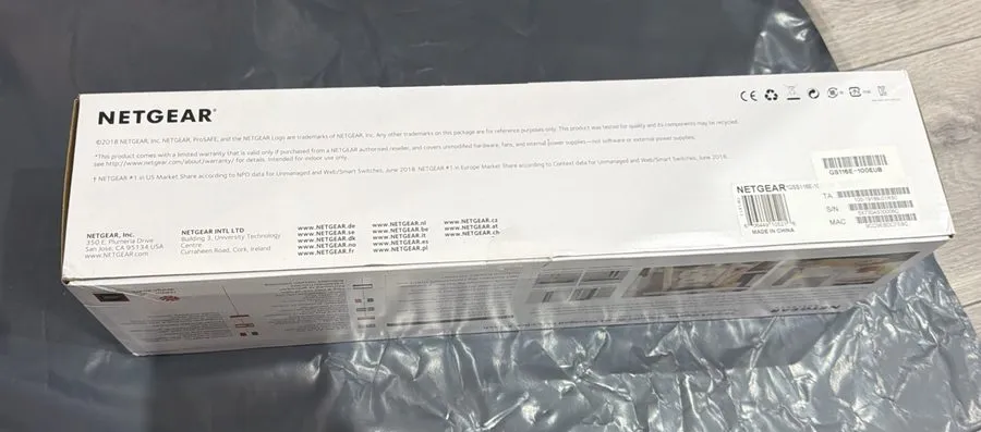 Коммутатор Netgear GSS116E ProSAFE 16-Port Gigabit Network managed Switch