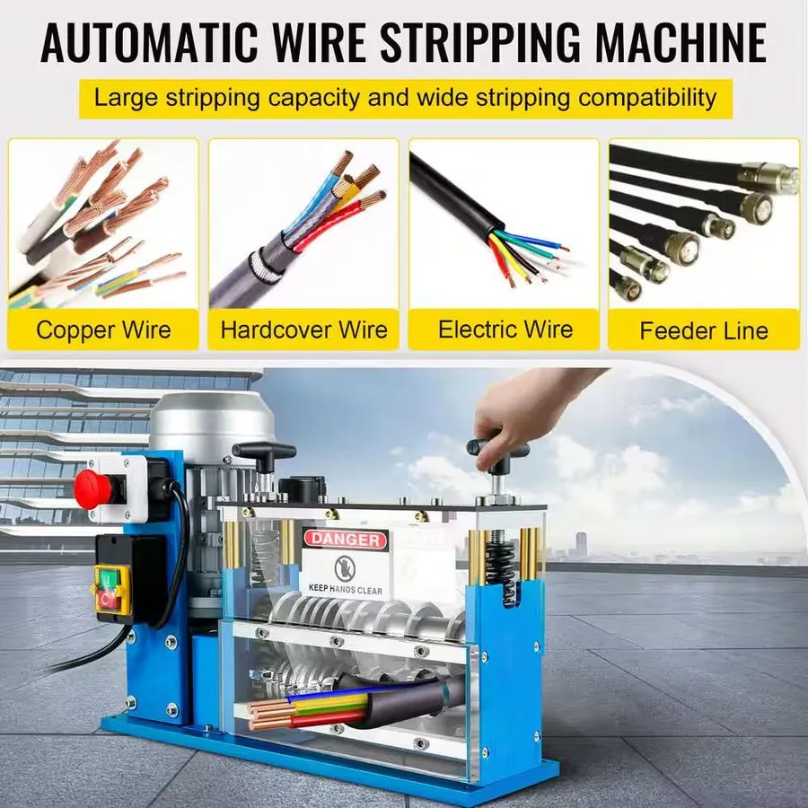 Станок для зачистки проводов Electric Wire Stripping Machine 370-Watt 0.06-1.5 I — фото лота 1