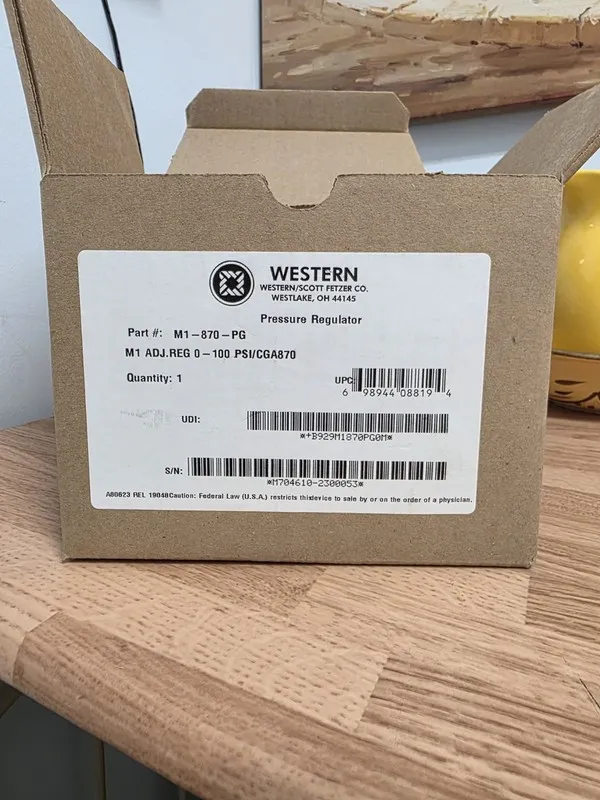 Трубопроводная арматура Western Medica SCS-10497 Special Mixture Compressed Gas 