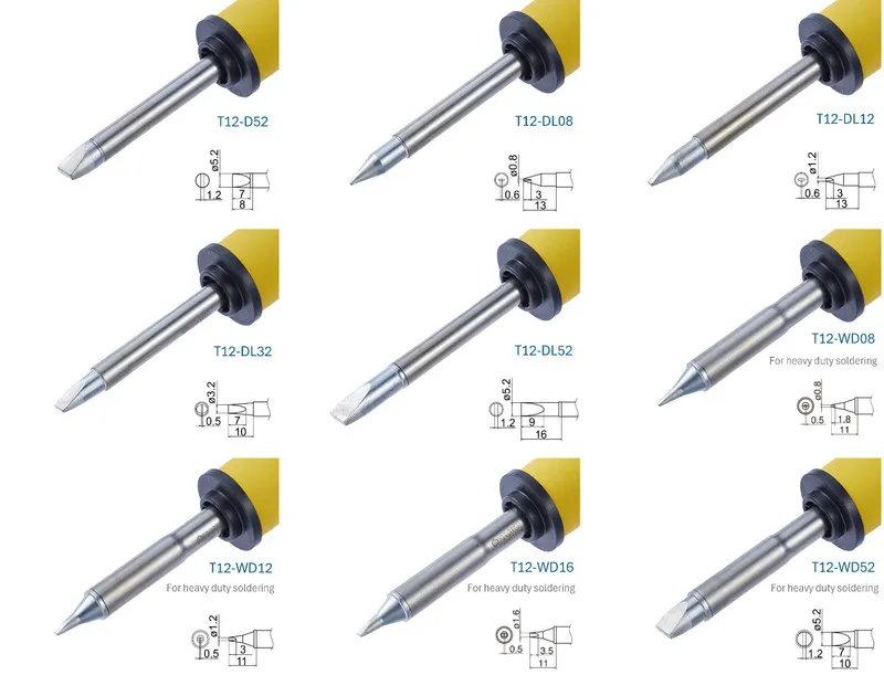 Паяльная станция Hakko T12 Series Shape D Soldering Tip, для FM-2027 FM-2028, Co