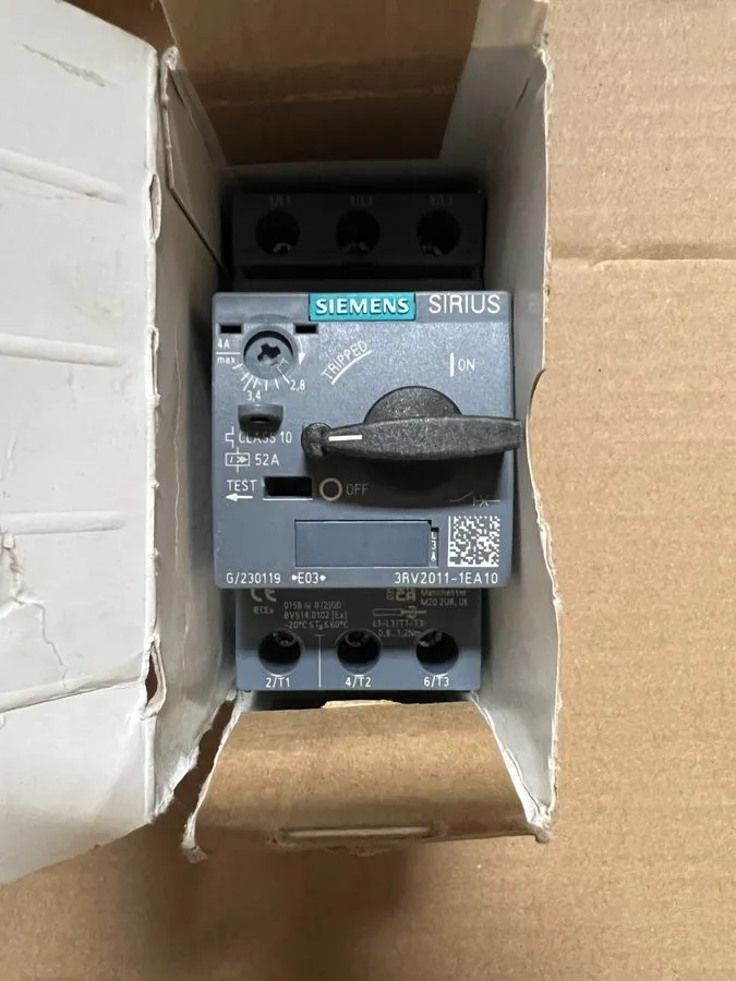 Автоматический выключатель SIEMENS Motor Protection Circuit Breaker 3RV2011-1EA1