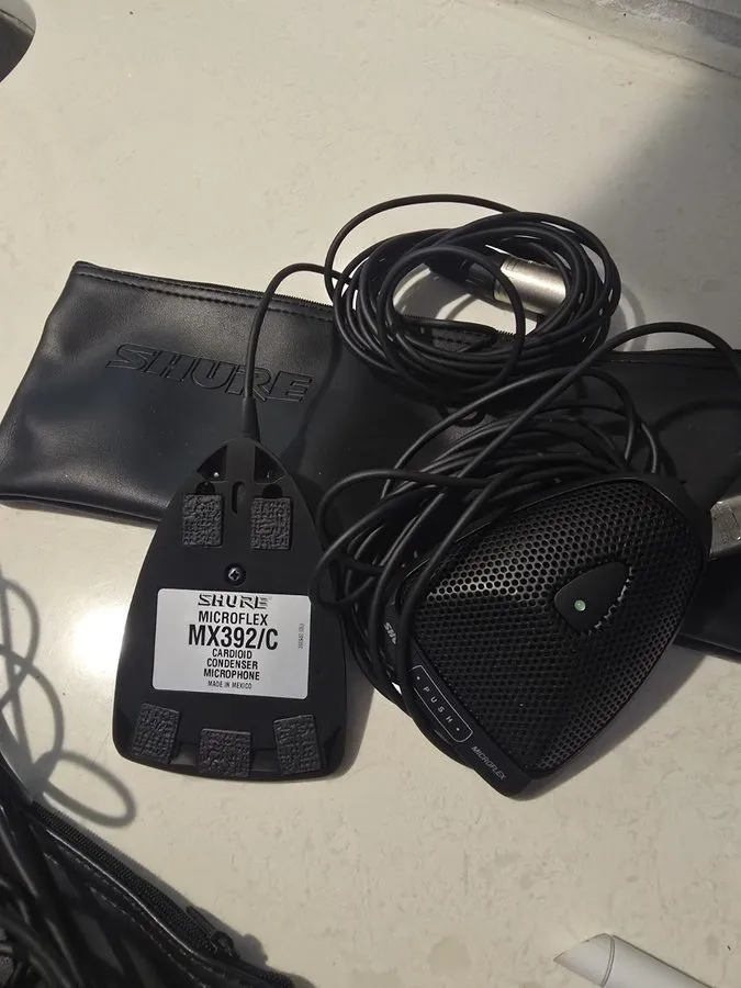Маршрутизатор Shure Microflex MX392/C Cardioid Condenser Microphone 3-Pin XLR — фото лота 3