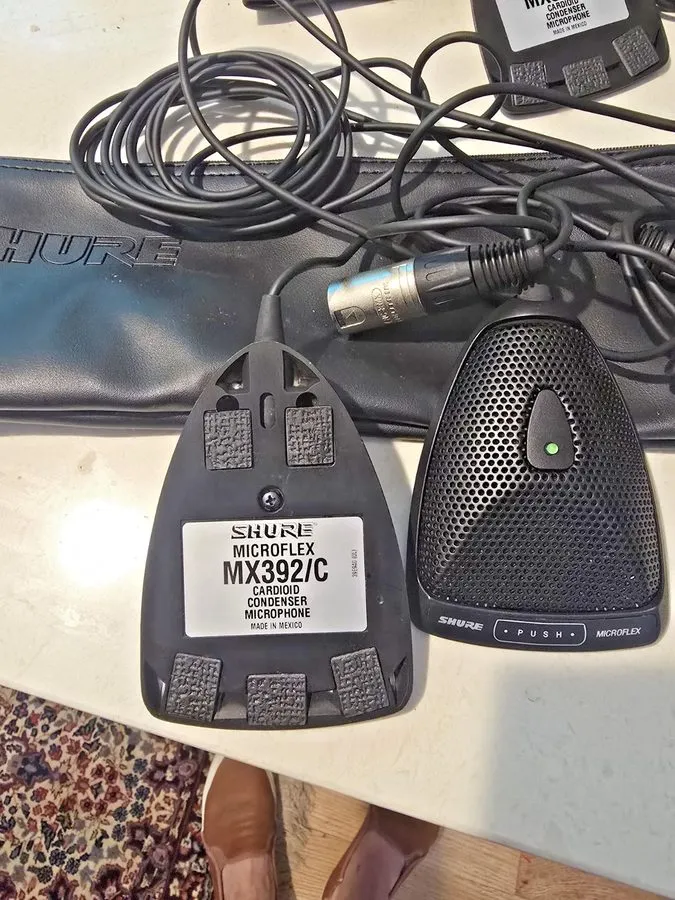 Маршрутизатор Shure Microflex MX392/C Cardioid Condenser Microphone 3-Pin XLR — фото лота 4