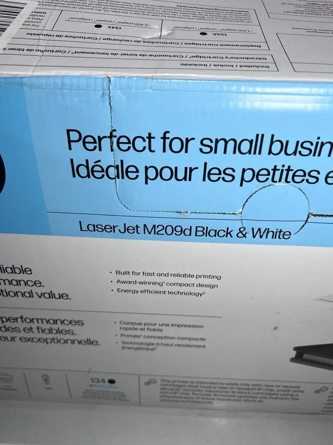 Лазерный принтер HP LaserJet M209d Laser Printer, Black And White Mobile Up to 2 — фото лота 1