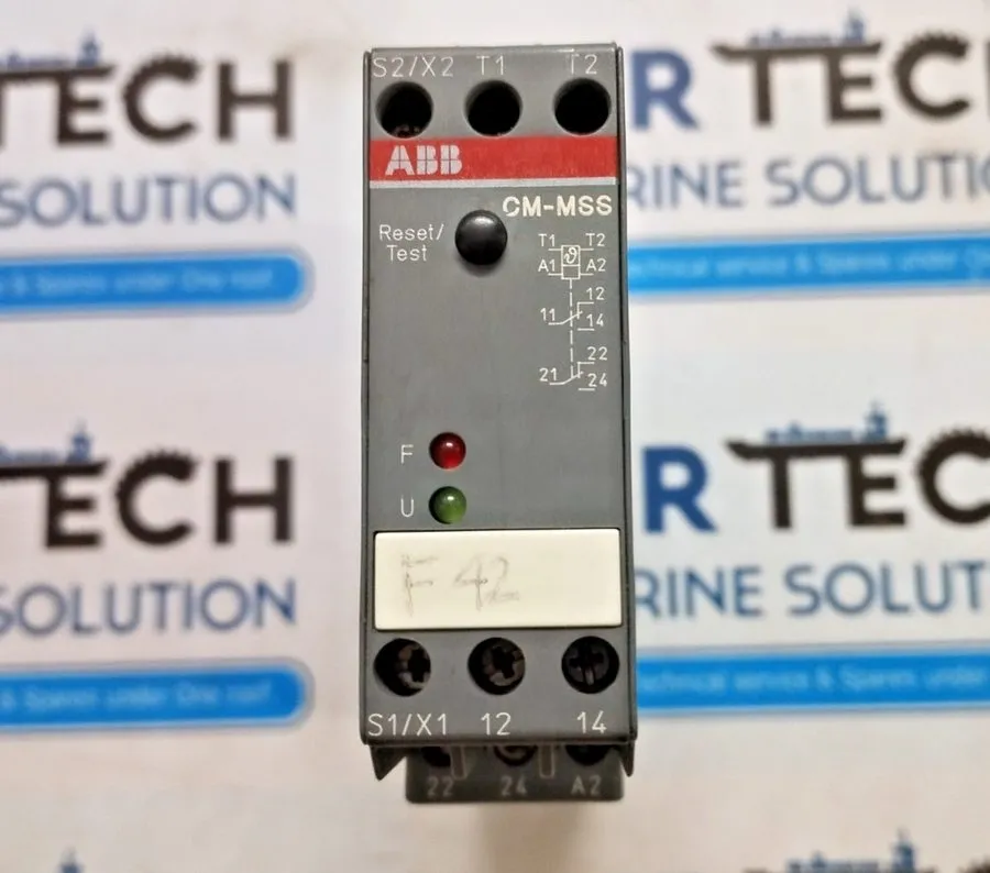 Реле защиты ABB CM-MSS THERMISTOR MOTOR PROTECTION MONITORING RELAY 1SVR430720R0