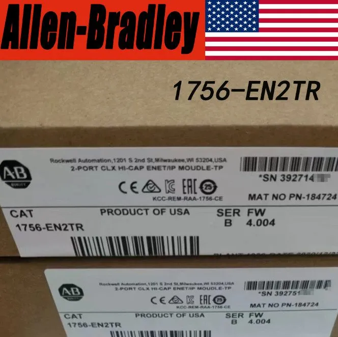 Коммуникационный модуль Allen Bradley 1756-EN2TR 2-Port ControlLogix Ethernet/IP