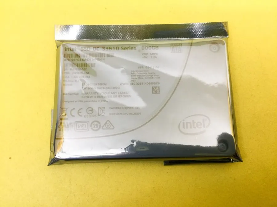SSD-накопитель Intel DC S3610 Series 800GB SATA 6Gb/s 2.5inch Internal SSD SSDSC