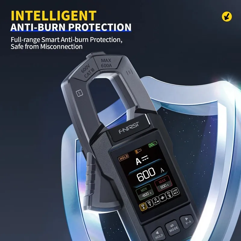 Мультиметр DMC-100 Digital Clamp Meter Multimeter 9999 Counts TRMS, 600A Curve R
