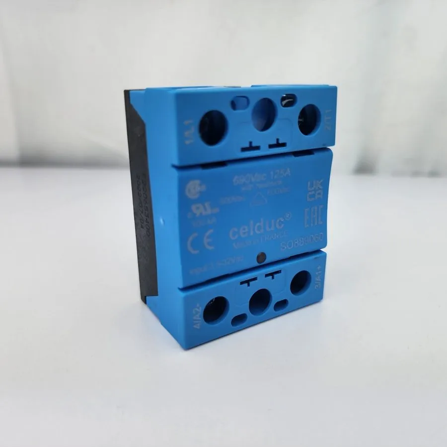 Реле Celduc SO889060 Solid State Relay 125A 24-690V Load 3.5-32Vdc Input SPST-NO — фото лота 1
