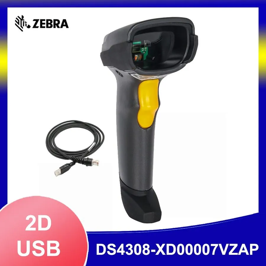 Сканер штрих-кода Zebra DS4308-XD00007VZAP 2D USB Handheld Omni-Directional Barc