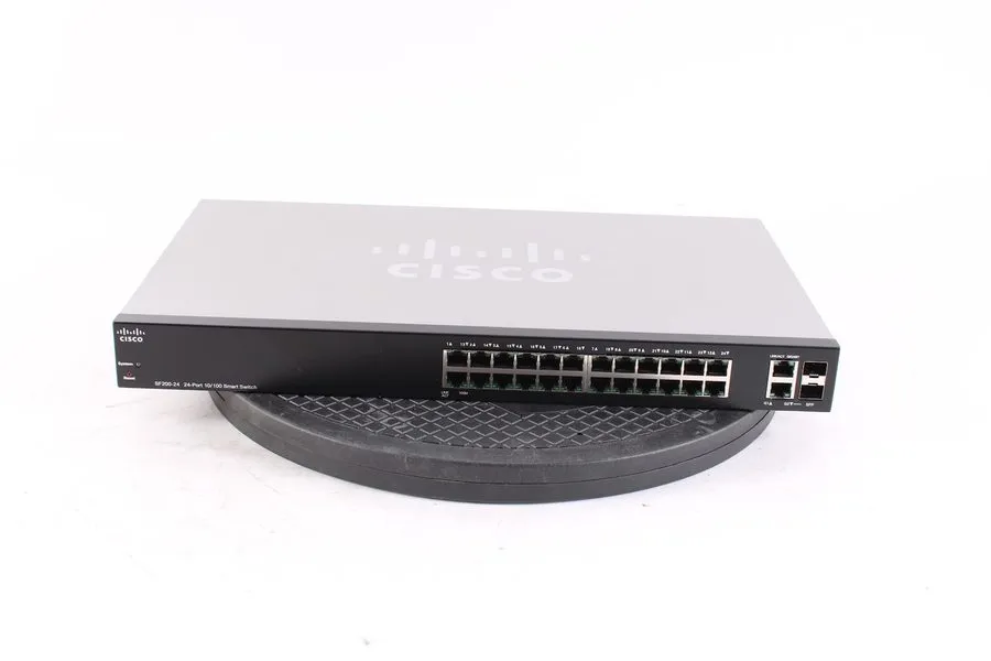 Коммутатор Cisco SF200-24P 24-Port 10/100 PoE Smart Managed Rackmount Switch