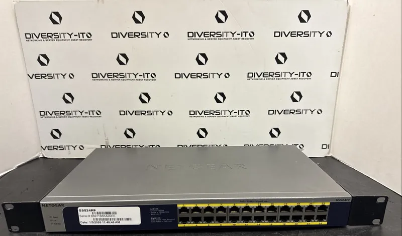 Коммутатор Netgear GS524PP 24-Port Ethernet Unmanaged High-Power PoE+ Switch 300