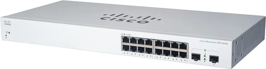 Коммутатор Cisco CBS220-16P-2G-NA Switch