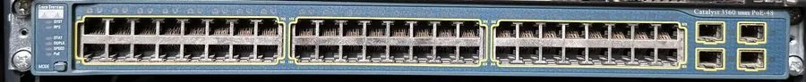 Коммутатор Cisco Catalyst (WS-C3750G-48PS-S) 48 Ports PoE Gigabit Ethernet Switc — фото лота 1
