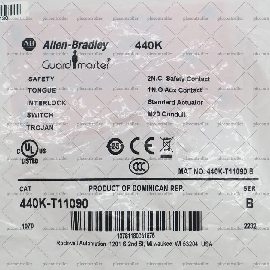 Реле безопасности Allen Bradley Guardmaster Trojan 5 Safety Interlock Switch 440