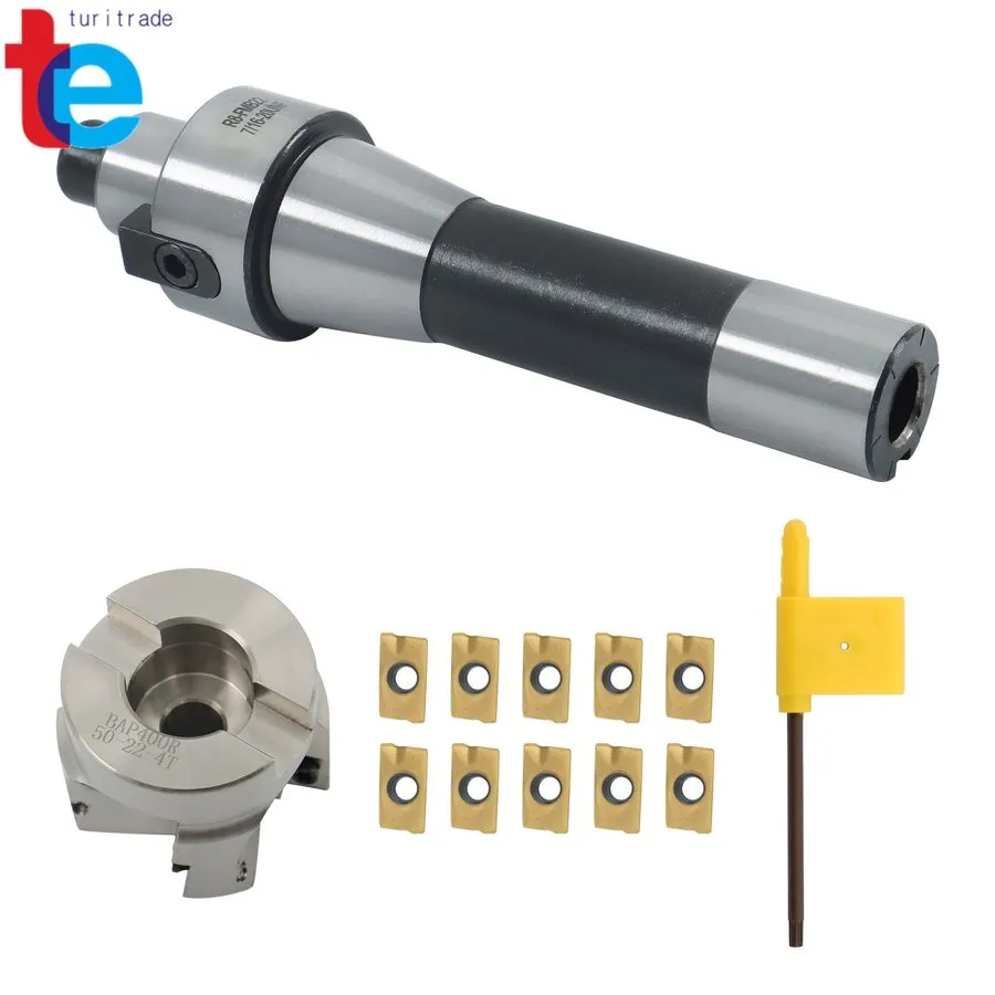 Режущий инструмент APMT1604 Carbide Insert Face End Mill Shell Cutter R8 FMB22 A — фото лота 1
