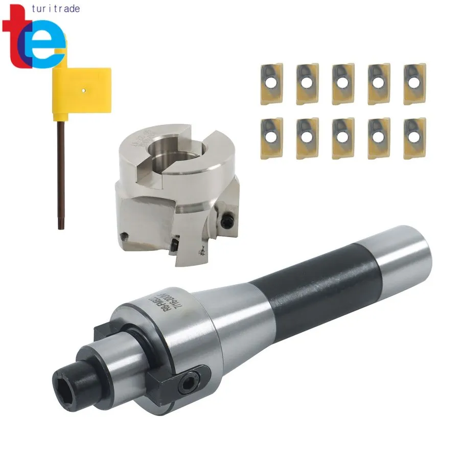 Режущий инструмент APMT1604 Carbide Insert Face End Mill Shell Cutter R8 FMB22 A — фото лота 2