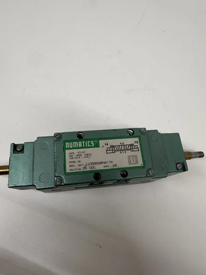 Электромагнитный клапан NUMATICS 123BB500M017N SOLENOID VALVE ISO-style pneumati — фото лота 1
