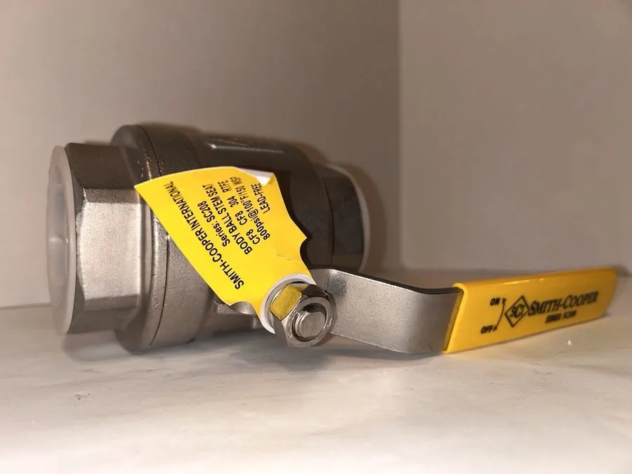 Клапан Smith-Cooper® SC208N 2-Piece Ball Valve, 2 in, 800 lb, 304 Stainless Stee — фото лота 1
