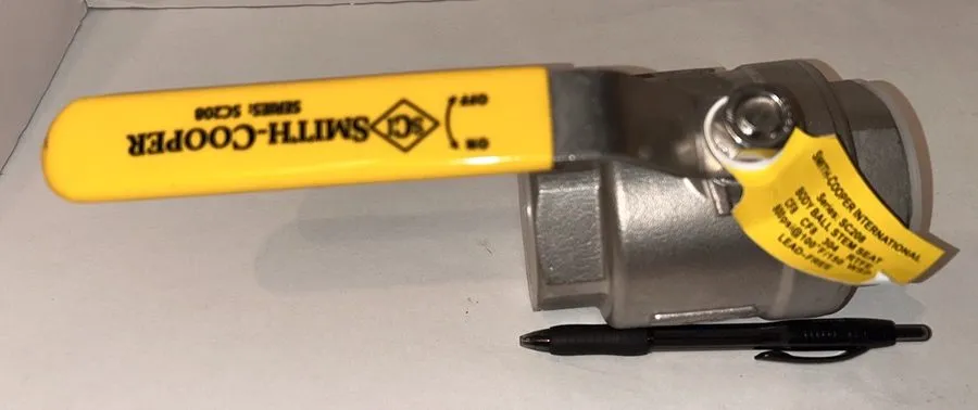 Клапан Smith-Cooper® SC208N 2-Piece Ball Valve, 2 in, 800 lb, 304 Stainless Stee — фото лота 2