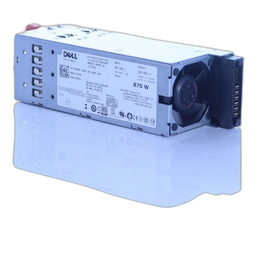 Блок питания Dell PowerEdge Server PSU 870W 80 Plus Hot-Swap 1U A870P-00 07NVX8