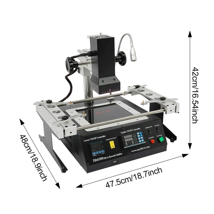 Паяльная станция 110V IR6500 BGA Rework Station Xbox360 PS3 Infrared Soldering&W — фото лота 1