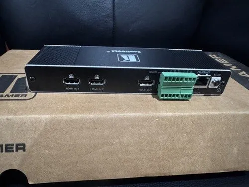 Видеокоммутатор Kramer VS-211XS 2x1 4K HDR HDMI Intelligent Auto Switcher — фото лота 2