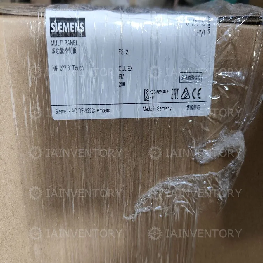 Панель оператора Siemens MP277 Touch Panel 6AV6643-0CB01-1AX1 HMI