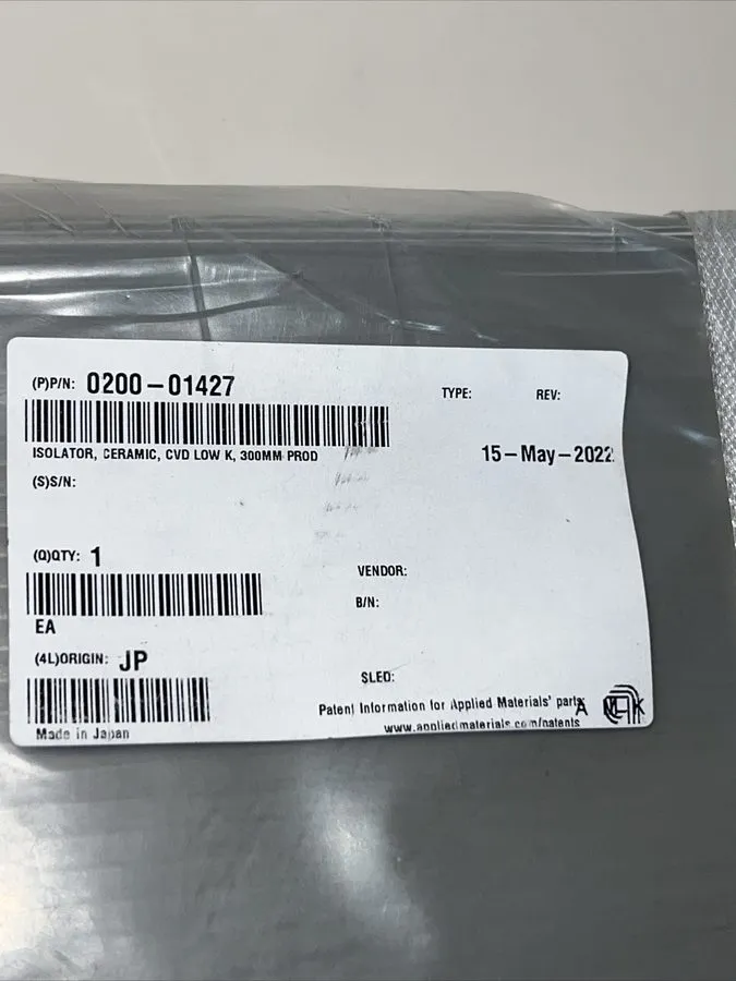 Электронный компонент ​Applied Materials AMAT 0200-01427 Ceramic Isolator CVD Lo — фото лота 1
