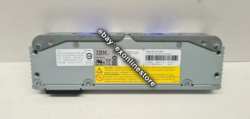 Контроллер СХД IBM 31P1807, 00AR085 Node canister battery Storwize V7000
