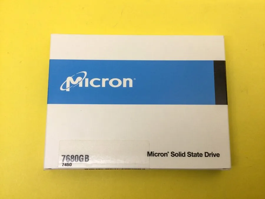 SSD-накопитель Micron 7450 PRO 7.68TB PCIE 4.0 NVME 7mm U.3 2.5in SSD MTFDKCB7T6