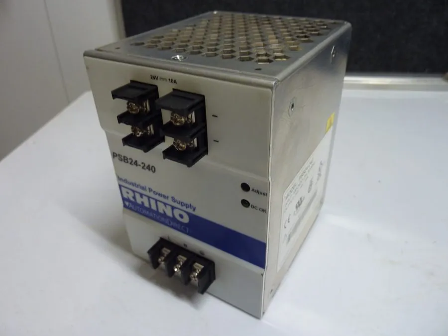 Блок питания RHINO PSB24-240 Industrial DIN Rail Power Supply 24VDC 10A 240W — фото лота 1