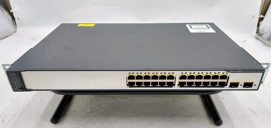 Коммутатор Cisco Catalyst WS-C3750V2-24PS-S 24 Port PoE Switch With Rackmounts