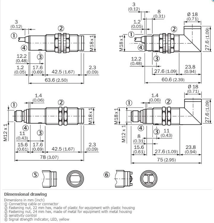 Датчик приближения SICK VTE18-3P8612 Photoelectric Proximity Sensor ,PNP,New Kd