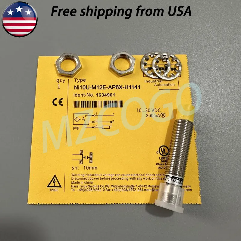 Датчик приближения TURCK Proximity Switch NI10U-M12E-AP6X-H1141 Induction Sensor