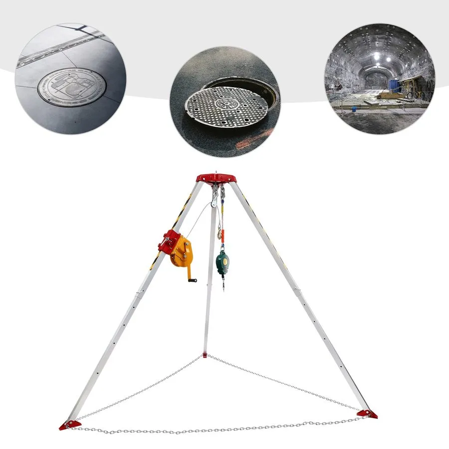 Оборудование видеонаблюдения Confined Space Tripod Kit 1800lb Winch w/5.2ft-8ft 